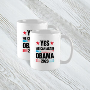 Retro Political Gift, Yes We Can Again Obama 2028 Mug