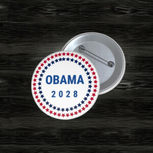 Save Democracy, Anti-Trump Election Badge, Obama 2028 Pin Button