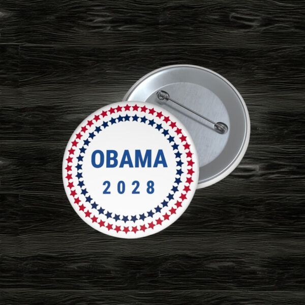 Save Democracy, Anti-Trump Election Badge, Obama 2028 Pin Button