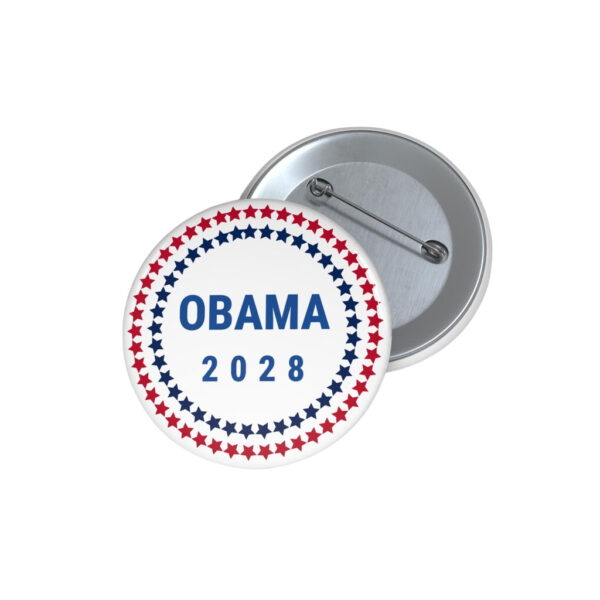 Save Democracy, Anti-Trump Election Badge, Obama 2028 Pin Button