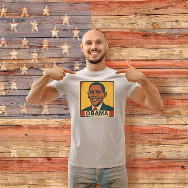 Vintage Retro Unisex Presidential Tee, Obama Comic T Shirt