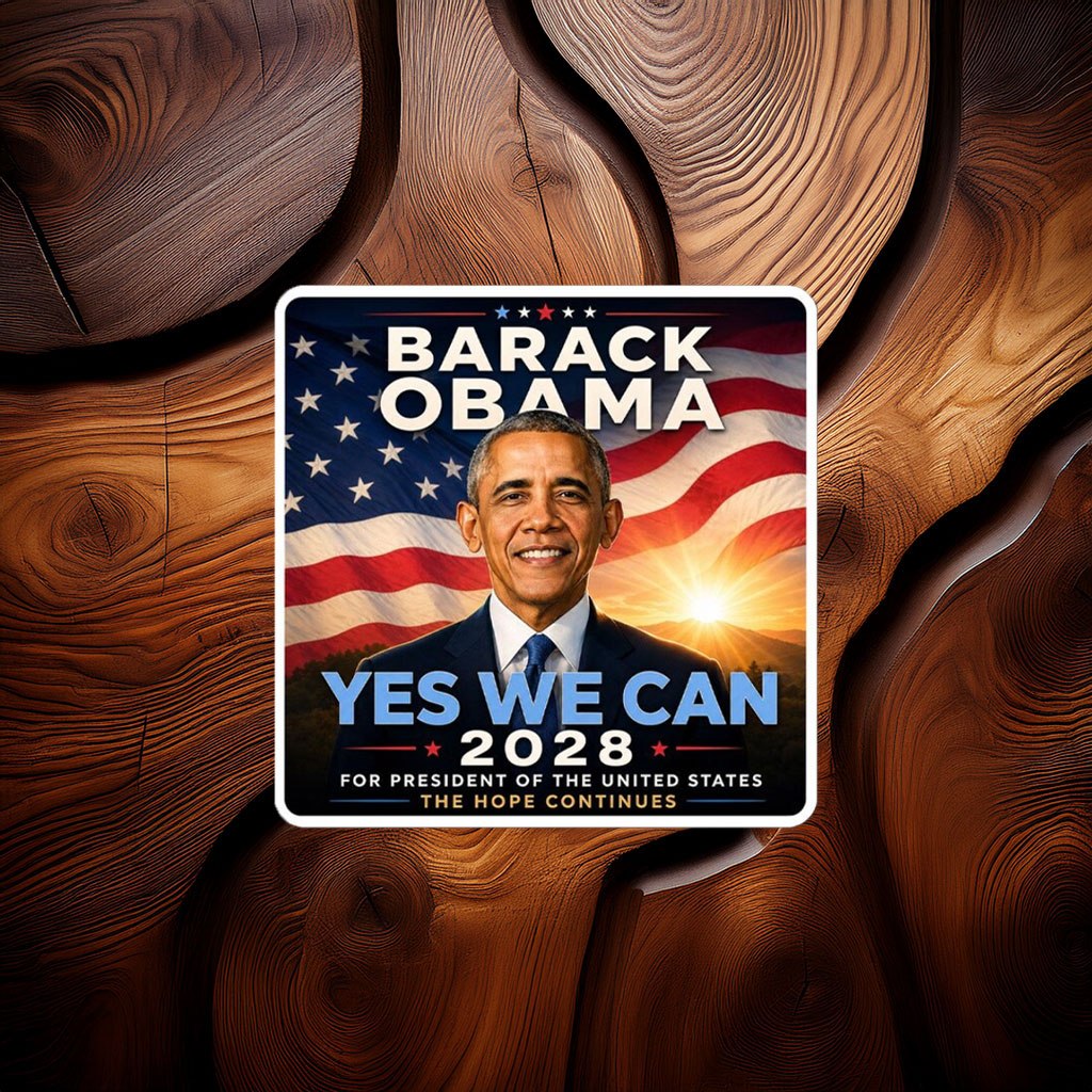 Come Home Soon Obama 2028 Sticker or Magnet – Political Nostalgia Decal