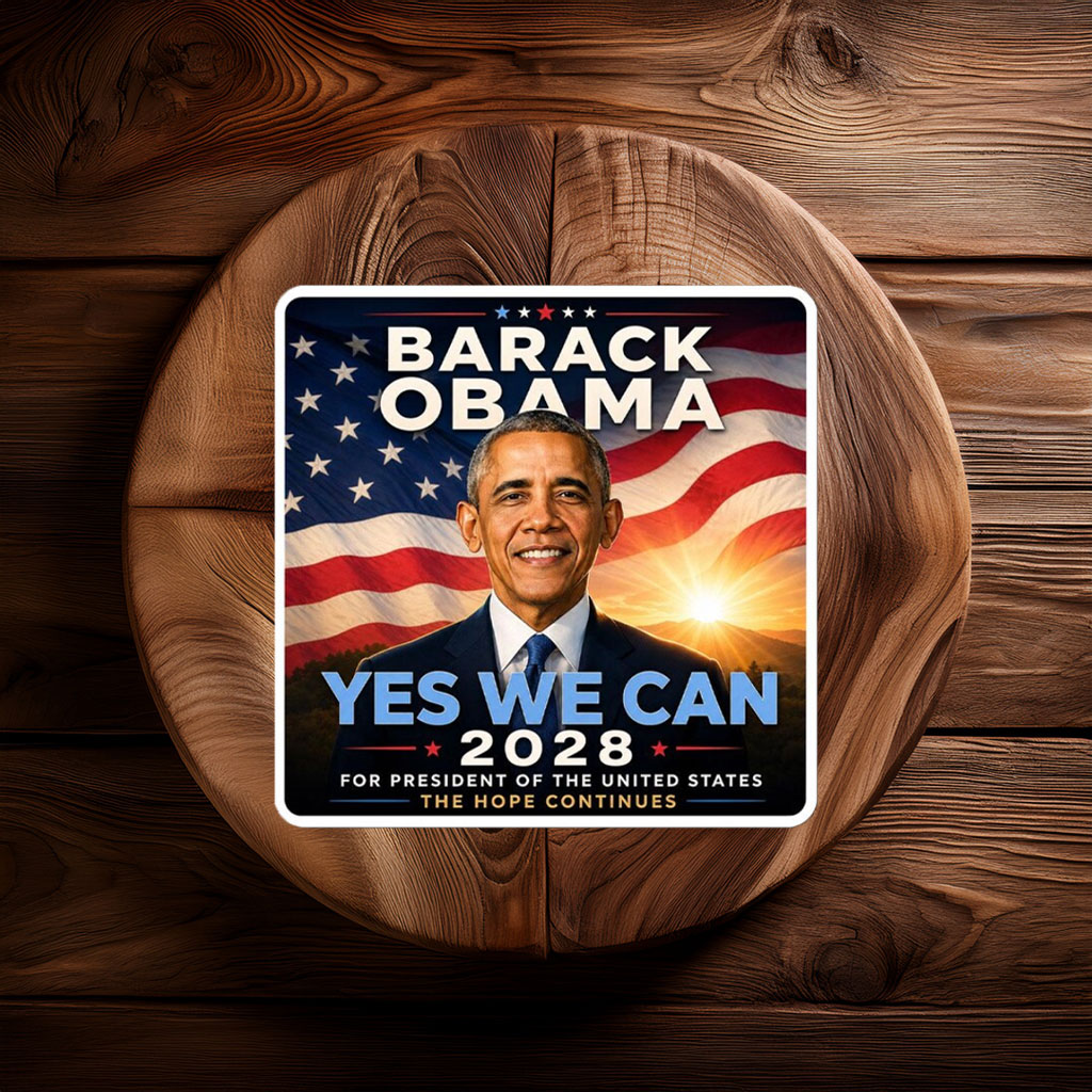 Come Home Soon Obama 2028 Sticker or Magnet – Political Nostalgia Decal