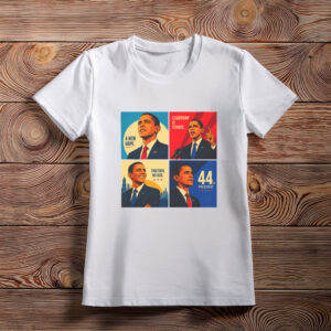 Four Faces of Politics Shirt – Retro Portrait Graphic Tee