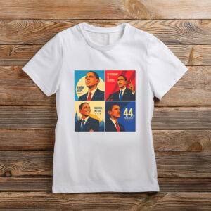Four Faces of Politics Shirt – Retro Portrait Graphic Tee