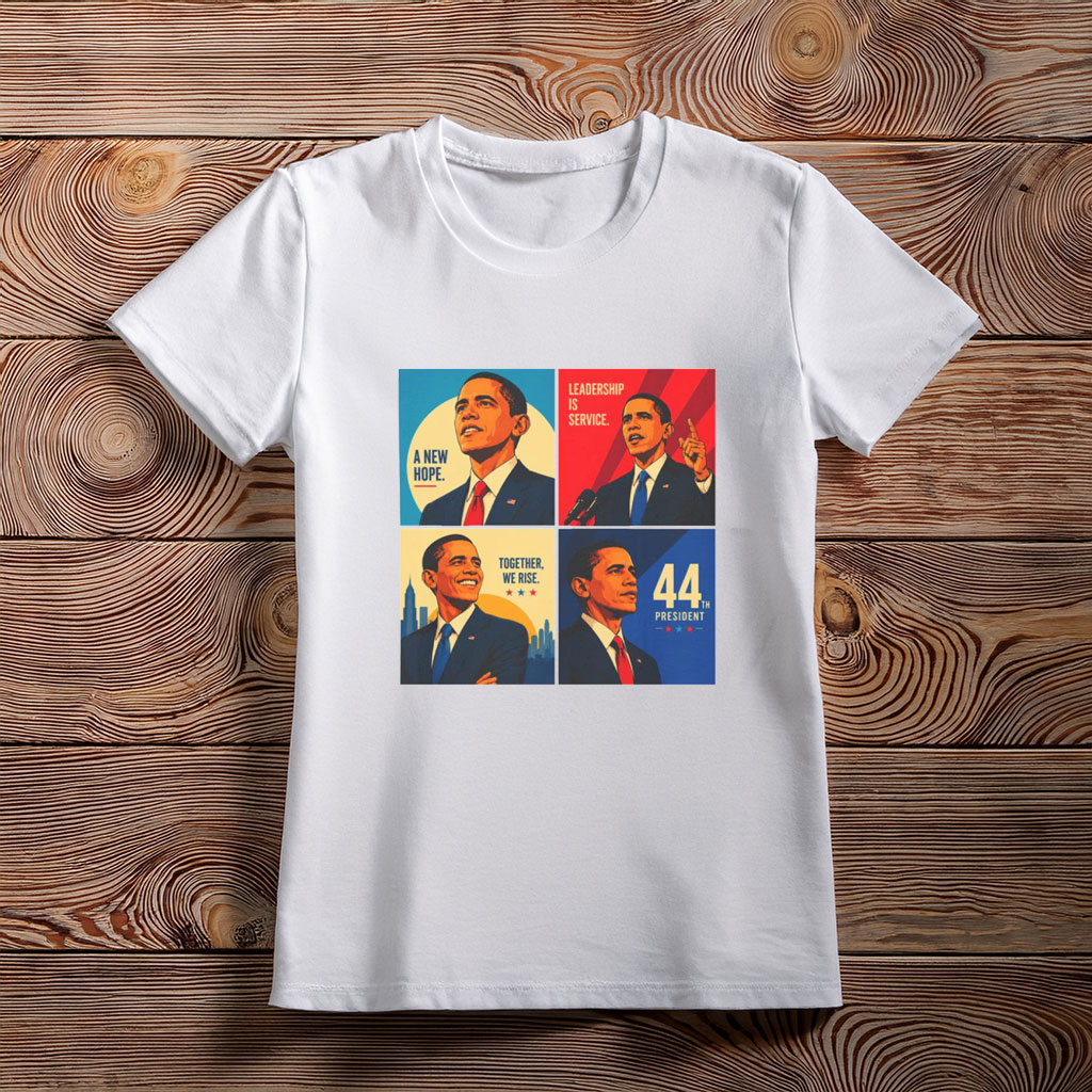 Four Faces of Politics Shirt – Retro Portrait Graphic Tee