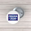 Hope Again Obama 2028 Pin Buttons – Funny Election Parody Pins