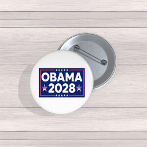 Hope Again Obama 2028 Pin Buttons – Funny Election Parody Pins