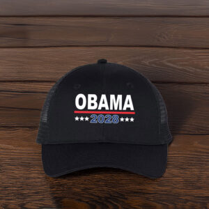 Hope Returns Obama 2028 Trucker Hat – Mesh Back Political Cap