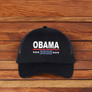 Hope Returns Obama 2028 Trucker Hat – Mesh Back Political Cap
