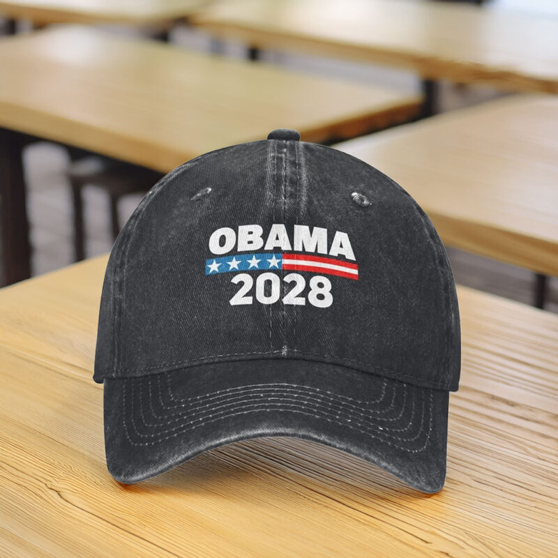 Intelligence for America Obama Hat – 2028 Campaign Parody Cap