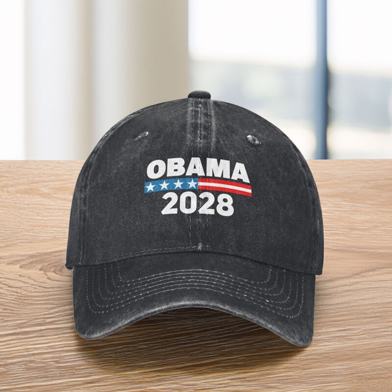 Intelligence for America Obama Hat – 2028 Campaign Parody Cap