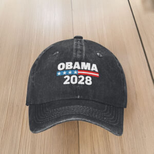 Intelligence for America Obama Hat – 2028 Campaign Parody Cap