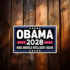 Is Obama Coming Back in 2028 Sticker or Magnet – Funny Meme Decal