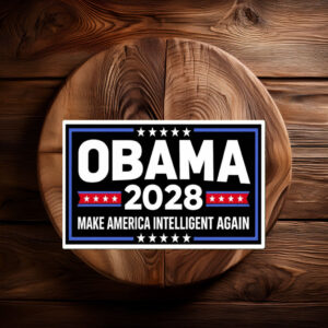 Is Obama Coming Back in 2028 Sticker or Magnet – Funny Meme Decal