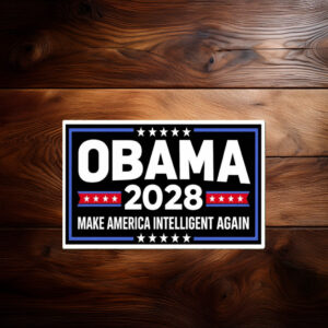Is Obama Coming Back in 2028 Sticker or Magnet – Funny Meme Decal