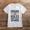 No Rules- Obama Again Shirt – Funny 2028 Political Humor Tee