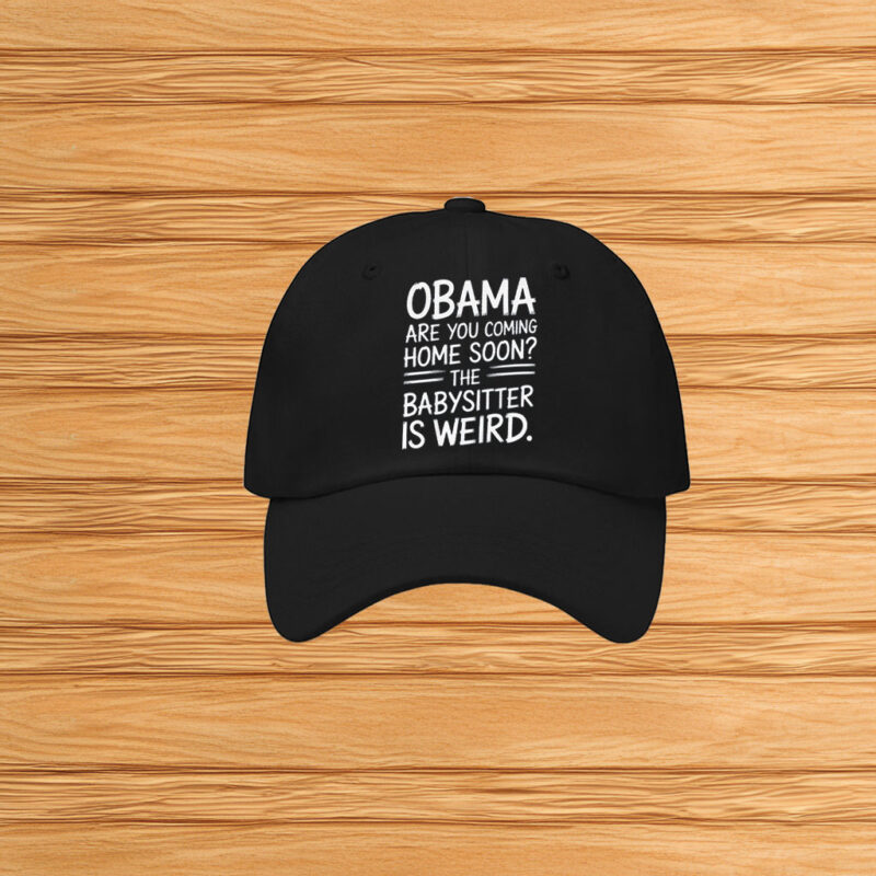 Obama Are You Coming Home Soon Funny Babysitter Hat
