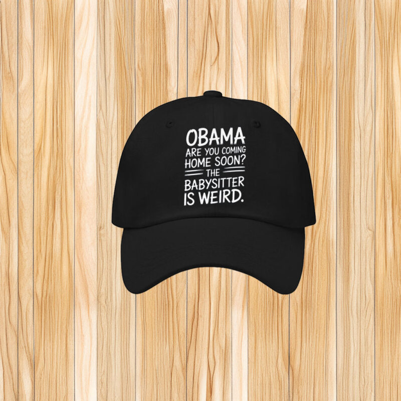Obama Are You Coming Home Soon Funny Babysitter Hat