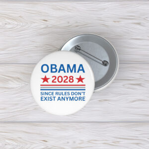 Obama 2028 Presidential Election Buttons