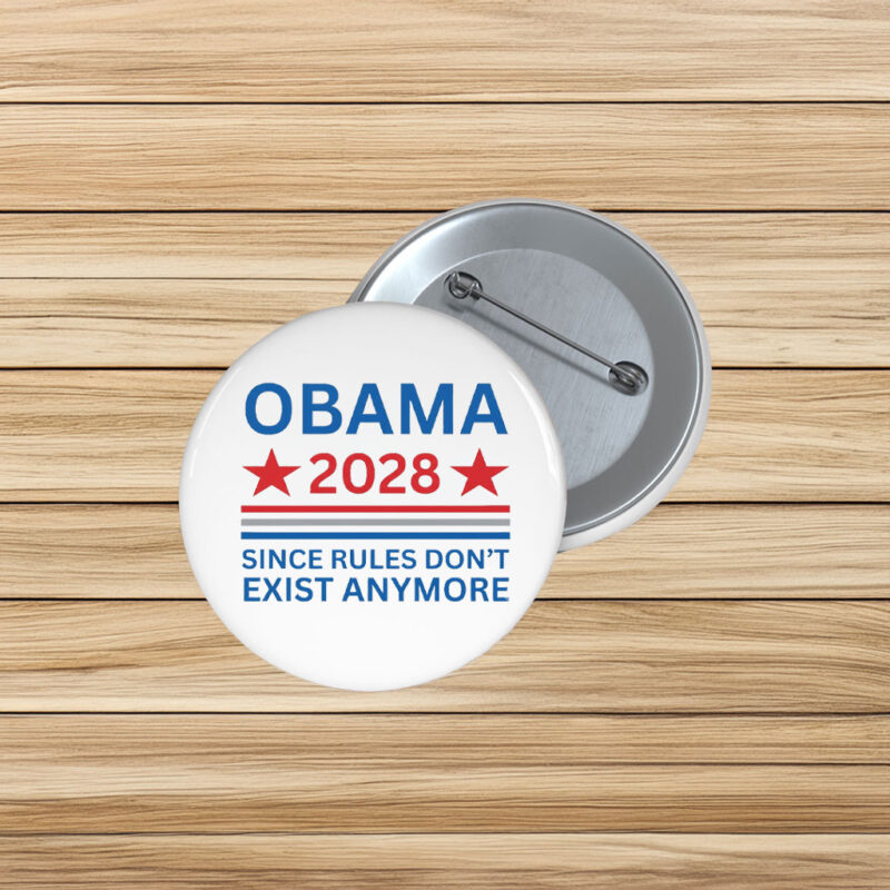 Obama 2028 Presidential Election Buttons