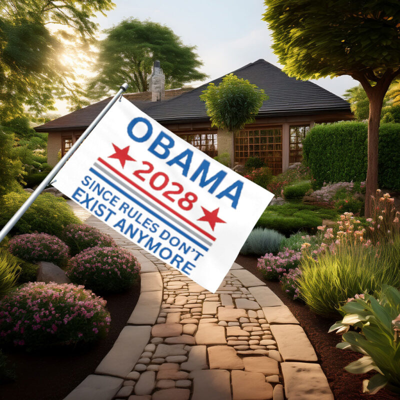 Obama 2028 Presidential Election Flag
