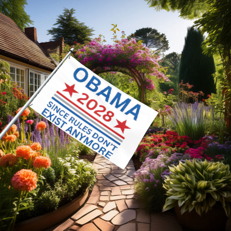 Obama 2028 Presidential Election Flag