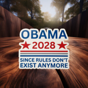 Obama 2028 Presidential Election Sticker