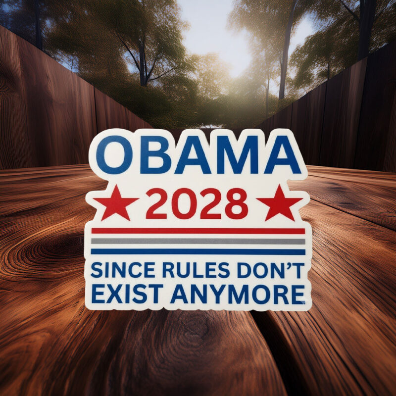 Obama 2028 Presidential Election Sticker