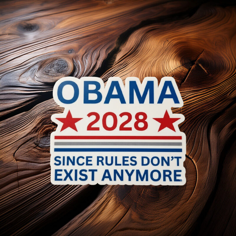 Obama 2028 Presidential Election Sticker