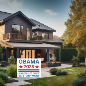 Obama 2028 Presidential Election Yard Sign